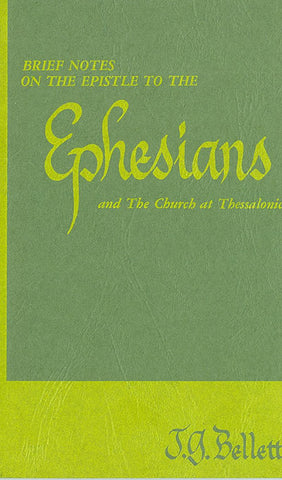 EPHESIANS, J.G. BELLETT - Paperback