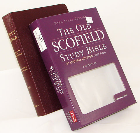 OLD SCOFIELD BIBLE-GEN.LEA/1917KJV/BURG/INDX