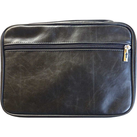 BIBLE CASE - BLACK XXL DISTRESSED LEATHER