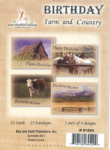 BOXED CARD - BD - FARM & COUNTRY