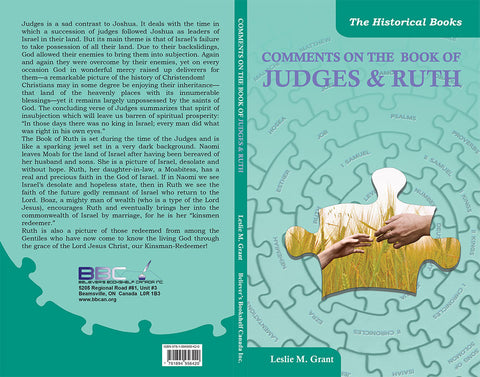 COMMENTS ON THE BOOKS OF JUDGES & RUTH - L.M.GRANT