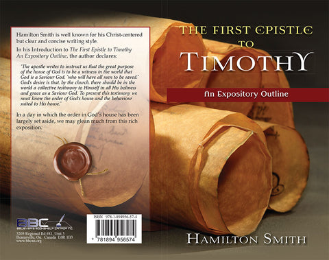THE FIRST EPISTLE TO TIMOTHY - HAMILTON SMITH - PAPERBACK
