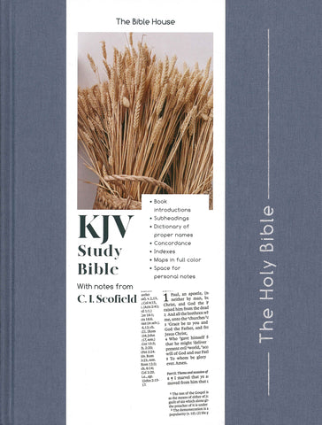 Blue KJV Bible – C.I. Scofield Study Notes