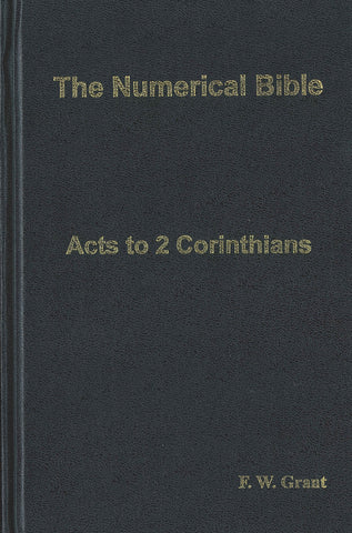 THE NUMERICAL BIBLE VOL 3, F.W. GRANT- Hardback